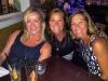 Summer friends from three states reunite every summer at Sunset Island: Elizabeth, Michele & Chrissy at Longboard Cafe.